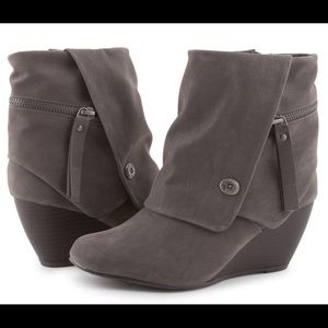 Babbi Blowfish Booties/Boots w/ Fold-Over Cuff